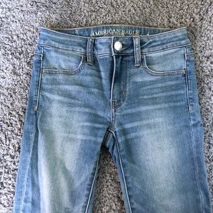 AE Light Wash Jeggings, 2 Short